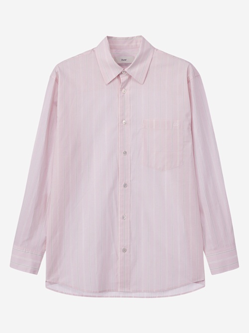 Рубашка жен DUNST UDSH6A104P1 SOFT PINK STRIPE - 0