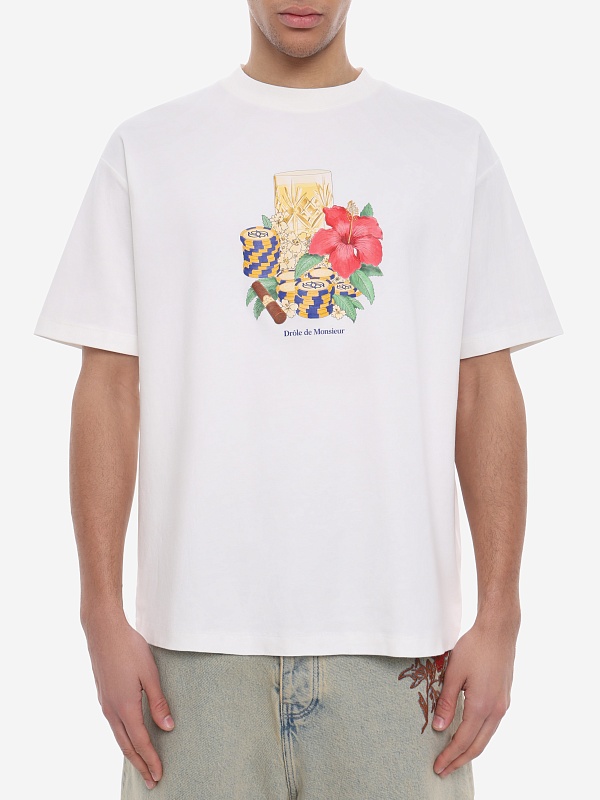 Футболка муж Drôle de Monsieur K-TS300-CO002-OW OFF WHITE - 3