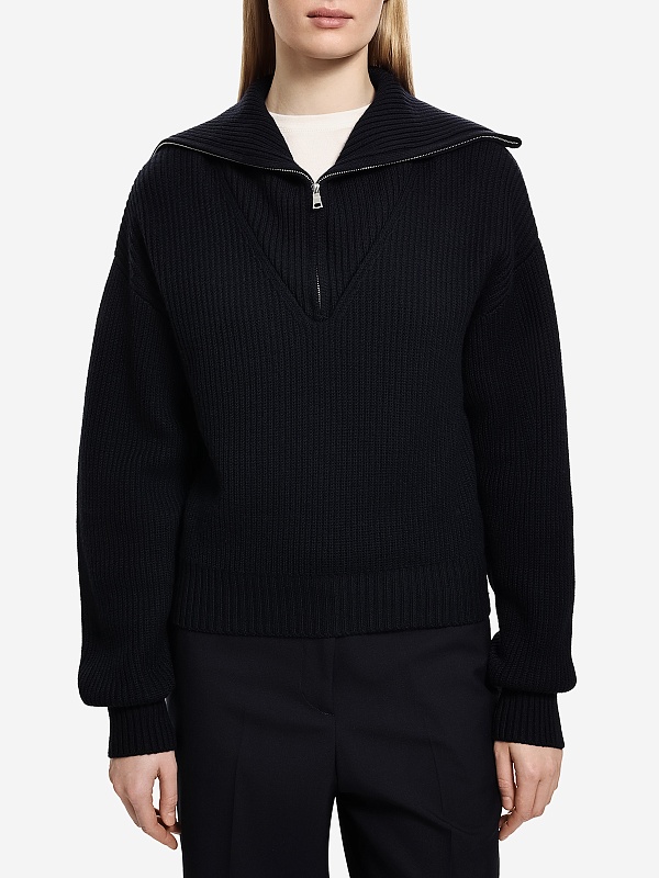 Свитер жен Officine Generale W25WKNT312 DARK NAVY - 3