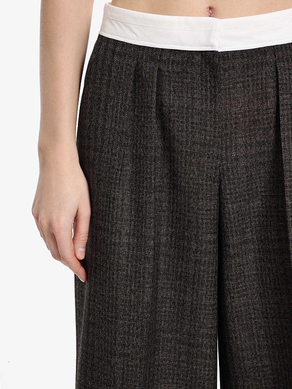 Брюки жен Officine Generale W25WTLG453 ICEDCOF/DKBRWN/ECRU - 4