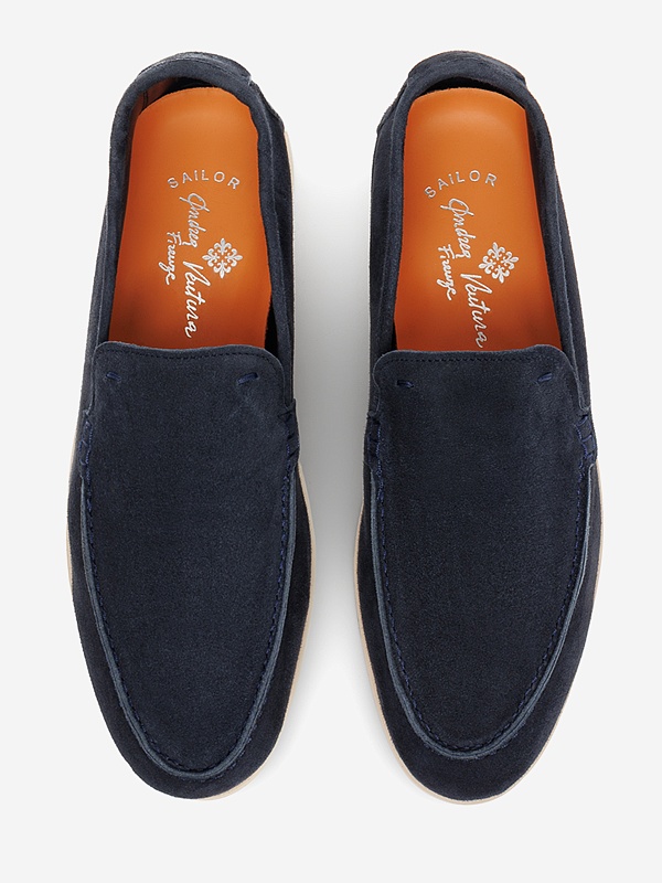 Лоферы муж Andrea Ventura Firenze SHORE LS ZERO GRAVITY ECLIPSE BLUE - 3