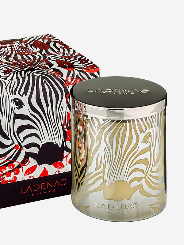 Свеча унисекс LADENAC MILANO 8411299000350 Africa Zebra Camouflage 350г - 1