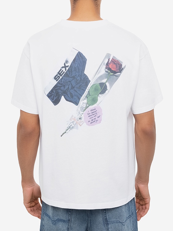 Футболка муж Carne Bollente AW25ST0102 White - 4