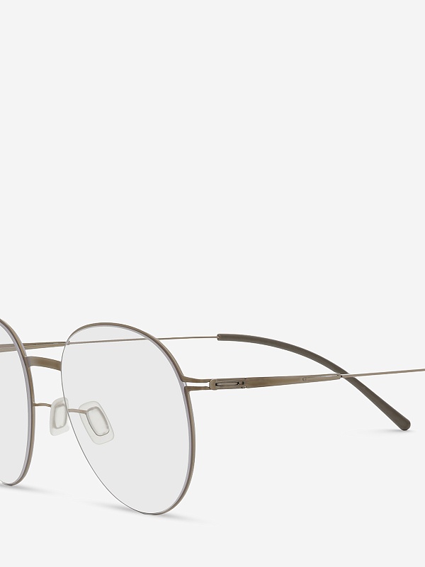 Оправа Ic Berlin IB Ove Bronze Warm Grey RX Clear Silk Pure 52 20 145 - 4