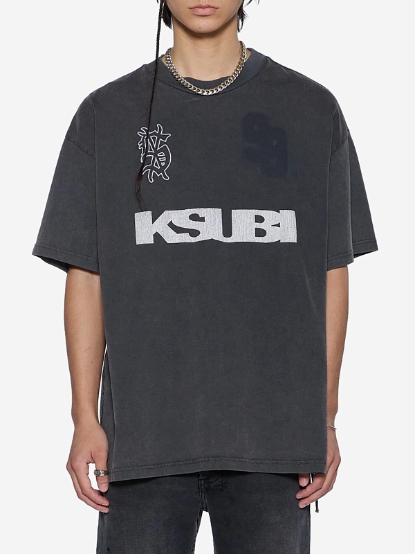 Футболка муж Ksubi MFA25TE011 CHARCOAL - 1