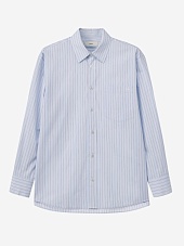 Рубашка жен DUNST UDSH6A104B2 SKY BLUE STRIPE