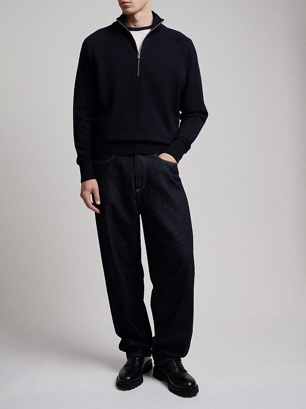 Свитер муж Barena Venezia KNU5704 0504 170 Navy - 1