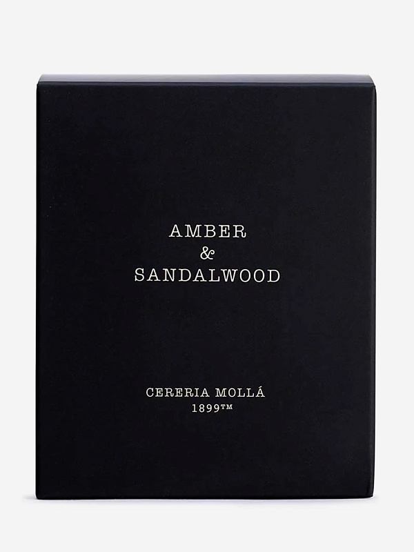 Свеча унисекс Cereria Molla 1899 5537 Amber & Sandalwood 230г - 1