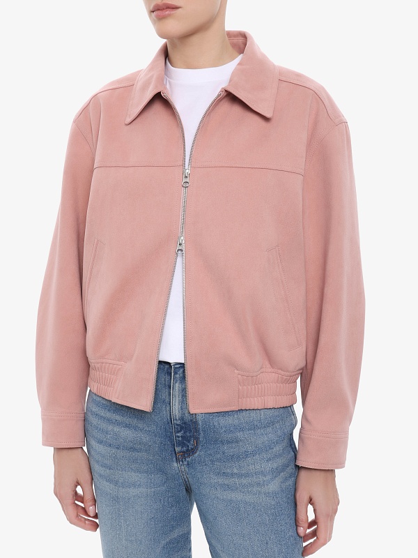 Бомбер жен DUNST UDJU6A107P1 SOFT PINK - 1