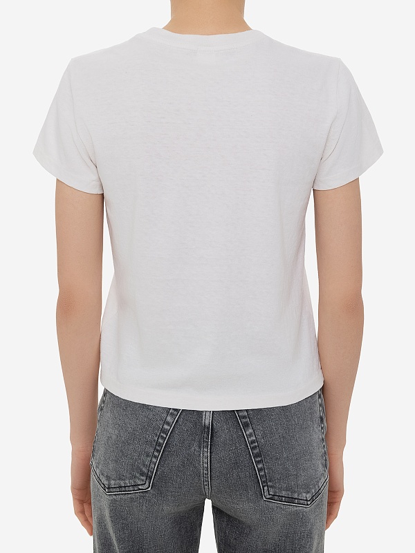 Футболка жен Re/Done 024-02WCGT099 VINTAGE WHITE - 4