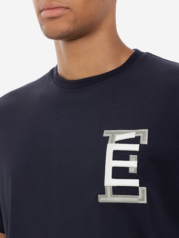 Футболка муж Etudes Studio WONDER E UNIVERSITY FADE OUT Navy - 5