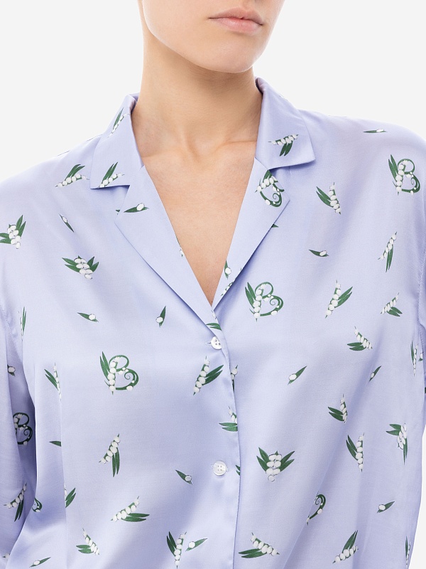 Блуза жен Burka t25-bl001 Голубой - 4