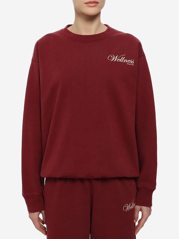 Толстовка жен Sporty & Rich ST07162083RE10 Merlot - 2