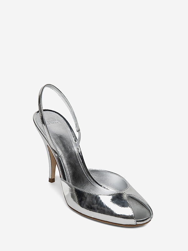 Слингбэки (каблук) жен 3JUIN 326SC012.R.1319601 PLISSE' SILVER - 1