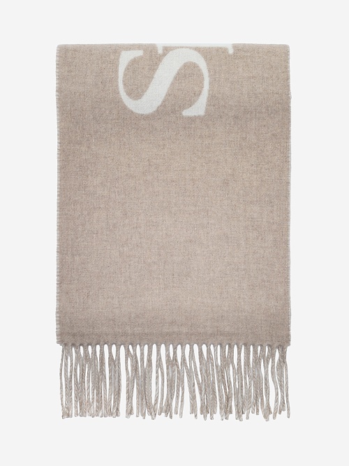 Шарф жен Sporty & Rich AC05262300WH37 Ecru - 0