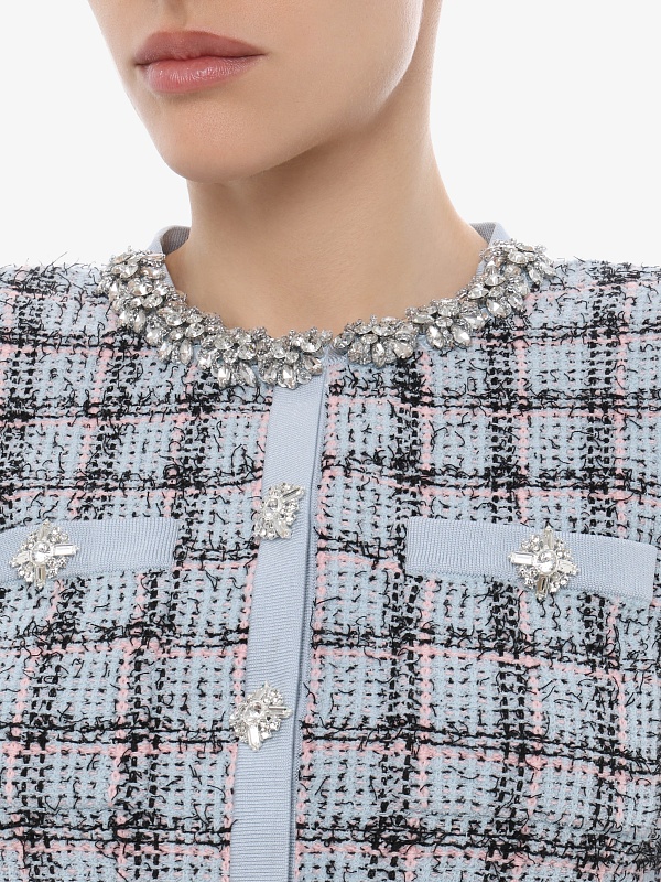 Кардиган жен Self-Portrait SS26-187C-BL BLUE - 5