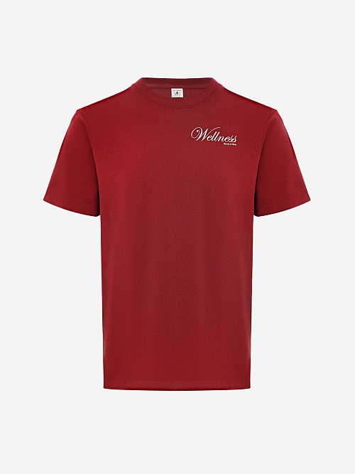 Футболка унисекс Sporty & Rich TO04362083RE10 Merlot - 0