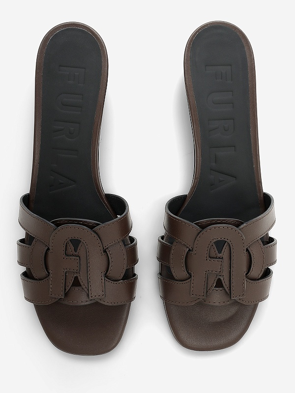 Мюли (каблук) жен Furla YL25CILY620002460S4401 CIOCCOLATO - 3