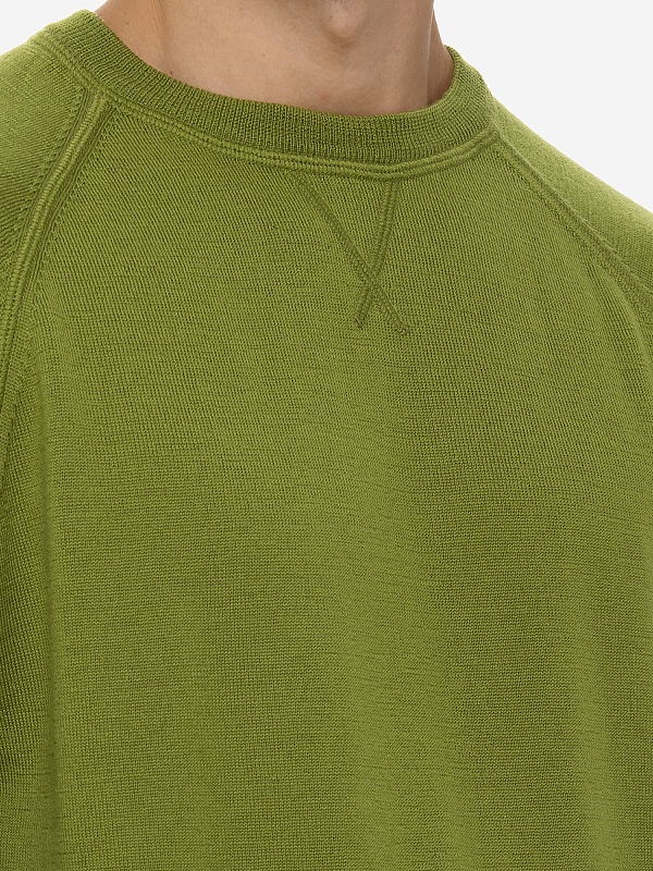 Свитер муж Officine Generale S24MKNT304PRE FRESH GREEN - 5