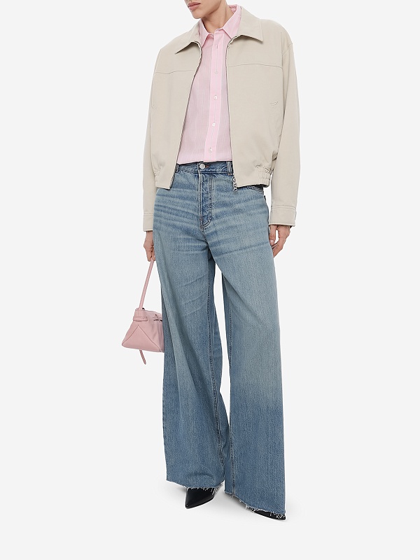 Бомбер жен DUNST UDJU6A109G1 SEA SALT GREY - 1