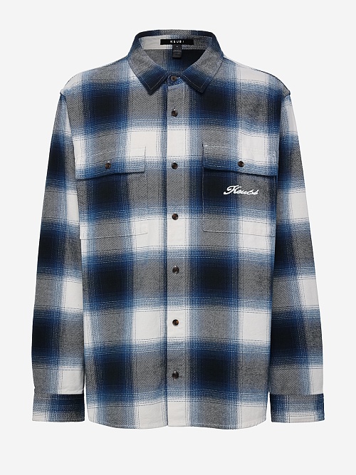 Рубашка муж Ksubi MPF25SH013 blue - 0