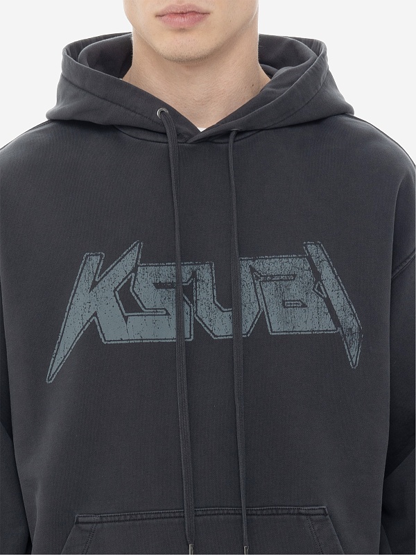 Худи муж Ksubi MPS25FL011 BLACK - 5