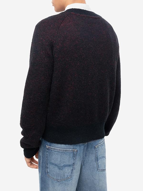 Свитер муж Carne Bollente AW25KNW0302 Black - 4