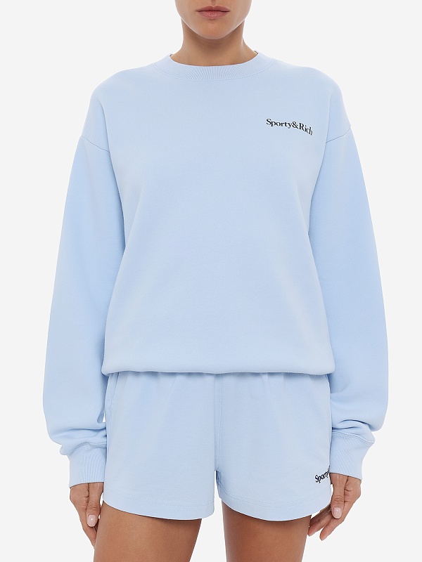 Толстовка жен Sporty & Rich ST09875300BL90 Ciel Navy - 3