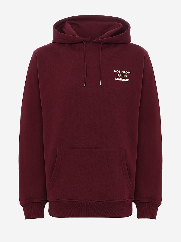 Худи муж Drôle de Monsieur I-HO162-CO127-WN WINE - 5