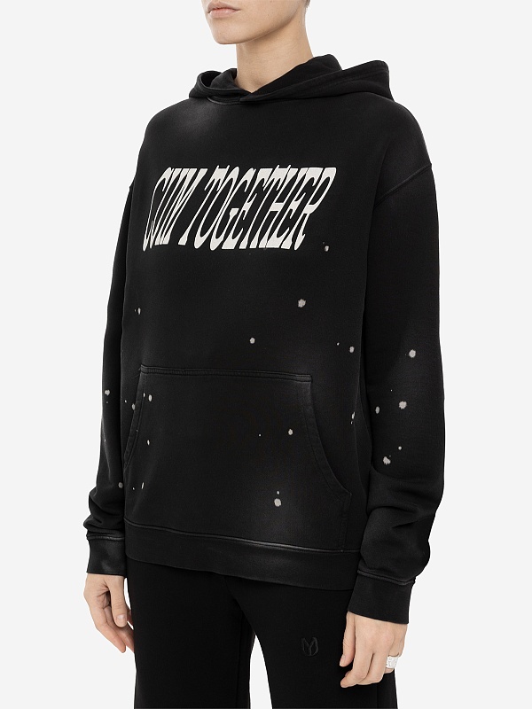 Худи муж Carne Bollente SS25H0104 Off-Black - 5