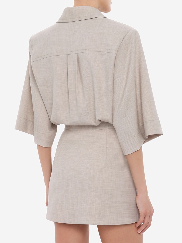 Платье жен THE ANDAMANE T190183A TNP246 IVORY - 4