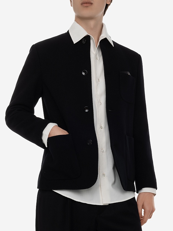 Пиджак муж AGNONA AI23P_TX06U1_X_M7000 K09 BLACK - 3