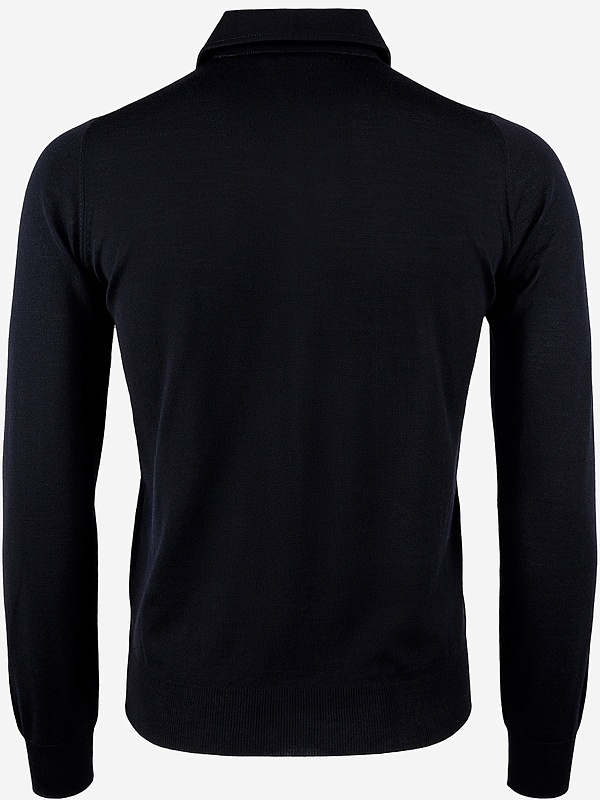 Поло с длинным рукавом муж Filippo De Laurentiis PL1MLPAR RM16R 890 NAVY NOTTE - 1