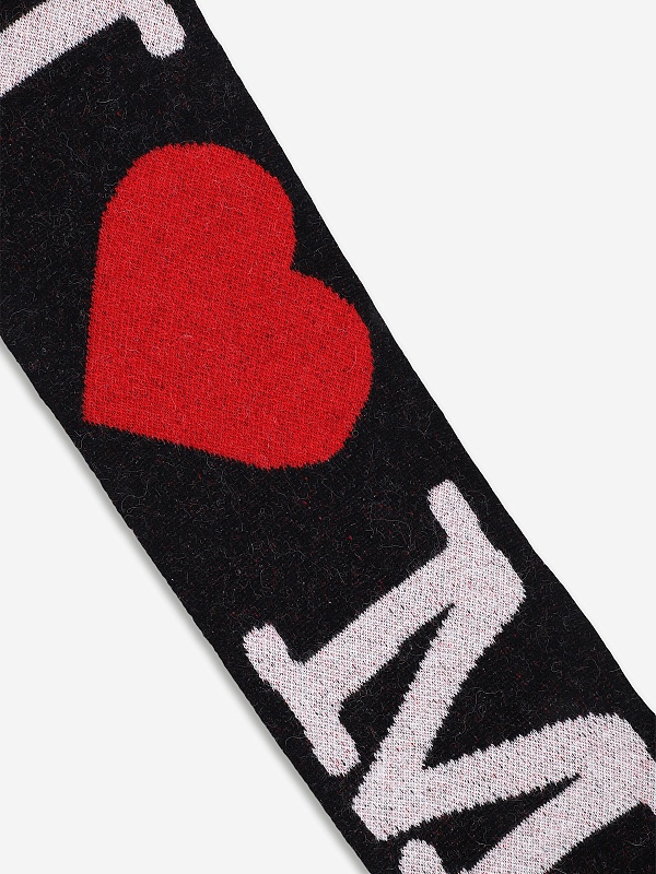 Шарф муж Carne Bollente AW25SC0101 Black - 2