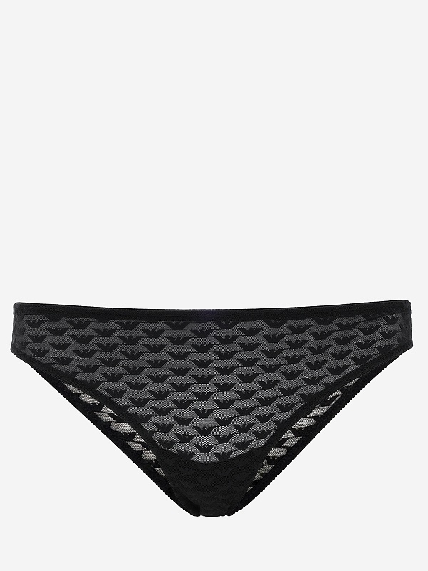 Набор (трусы 2 пары) жен Emporio Armani EW000406 AF15358 MC005 BLACK/BLACK - 1