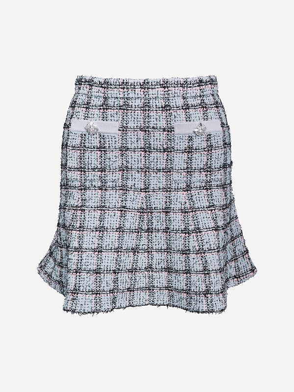 Юбка жен Self-Portrait SS26-187SK-BL BLUE - 0