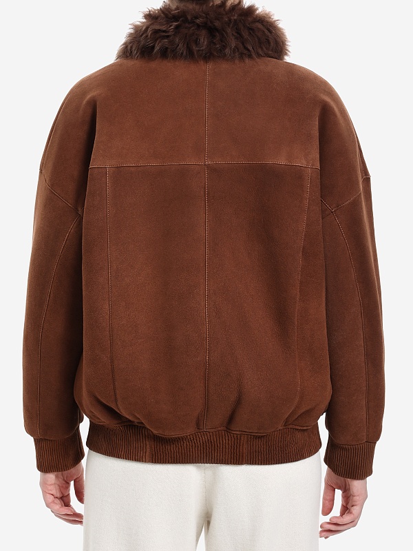 Дубленка жен Burka K-1467F-70BU Коричневый - 3