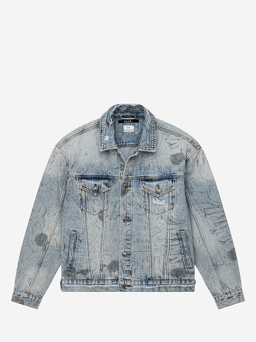 Куртка джинсовая муж Ksubi MSP25JK005 DENIM - 0
