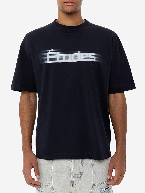 Футболка муж Etudes Studio SPIRIT ETUDES BLUR Navy - 3