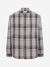 Рубашка муж Tonywack BF12SH901 GREY/BROWN