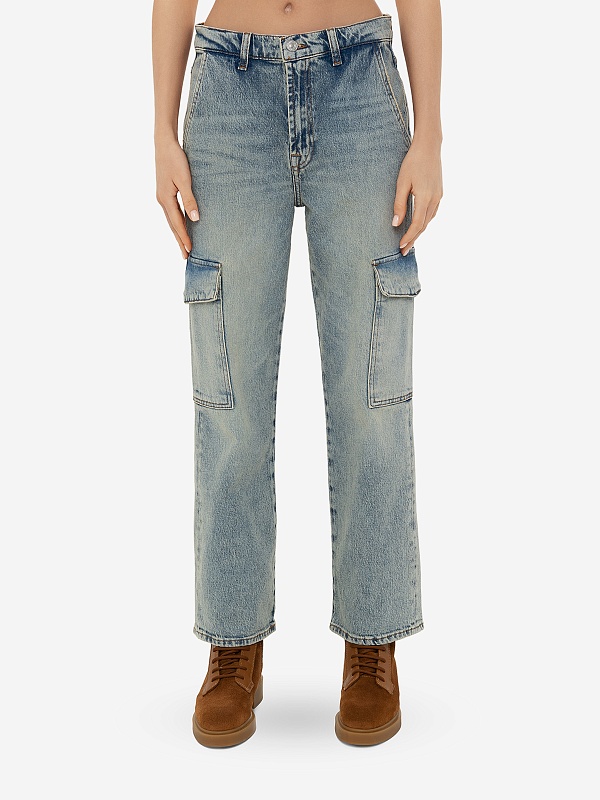 Джинсы жен 7 For All Mankind JSCGC650FR LIGHT BLUE - 3