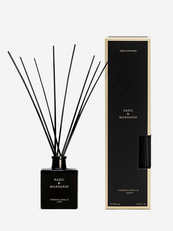 Диффузор унисекс Cereria Molla 1899 1318 Basil & Mandarin 100 мл - 1