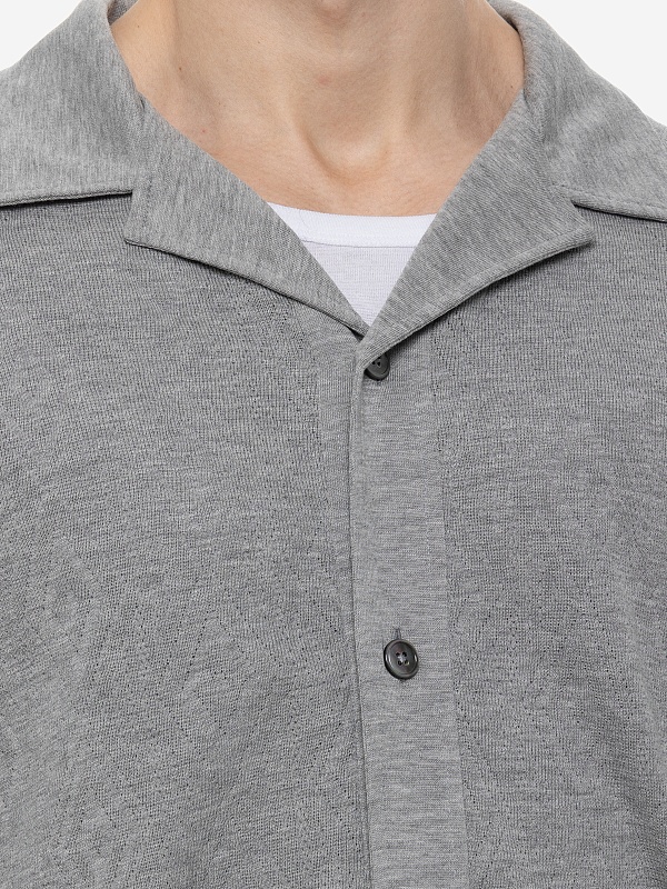 Кардиган муж Officine Generale W24MSWT250PRE HEATHER GREY - 5