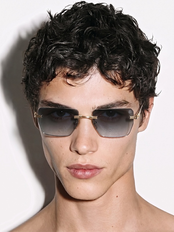 Солнцезащитные очки Balmain PIERRE BPS-150F-53/GLD-GRY 53 19 140 - 1