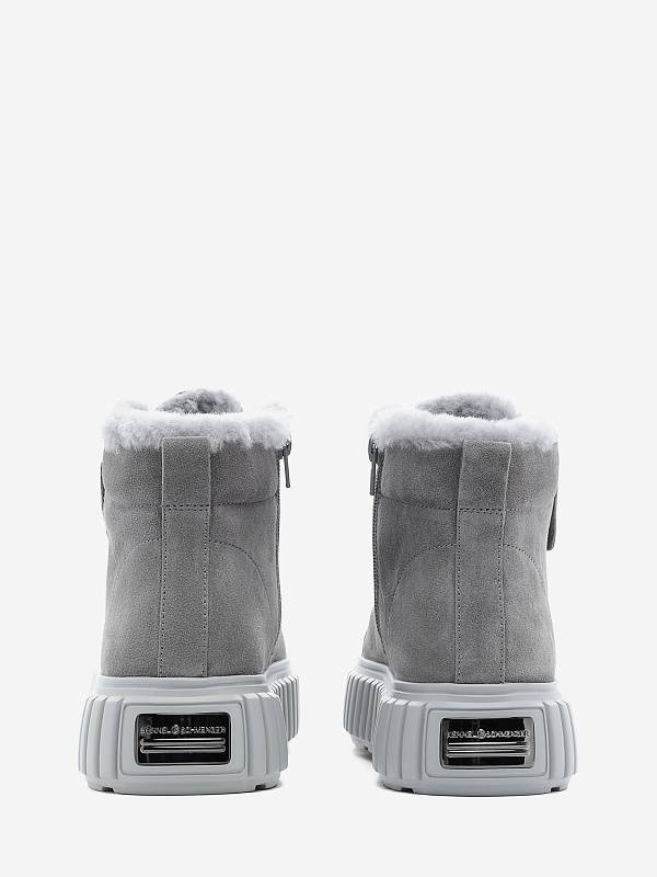 Кеды высокие жен Kennel & Schmenger 25410-547 nebbia/kiesel Sohle light grey - 3
