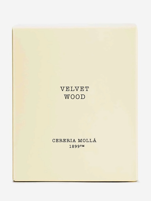Свеча унисекс Cereria Molla 1899 5540 Velvet Wood 230г - 1