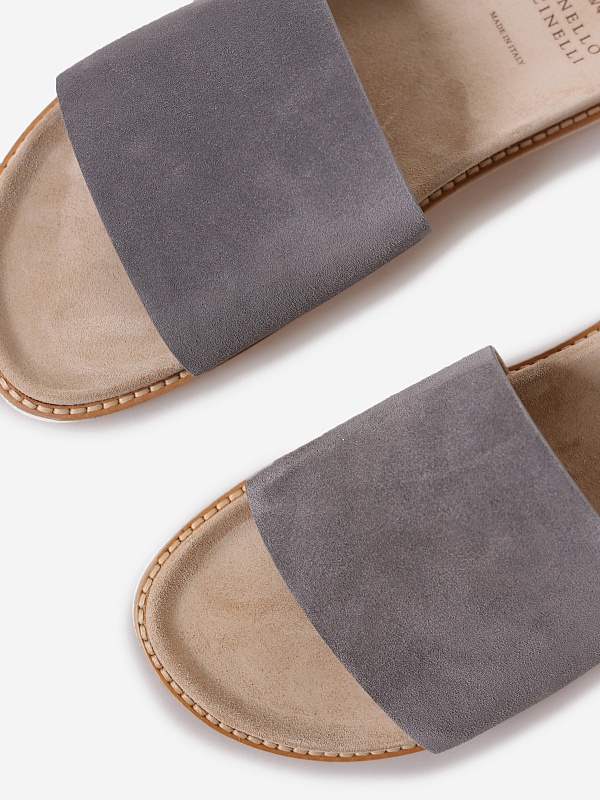 Шлепанцы муж Brunello Cucinelli MZUSILY316 cay30 - 3