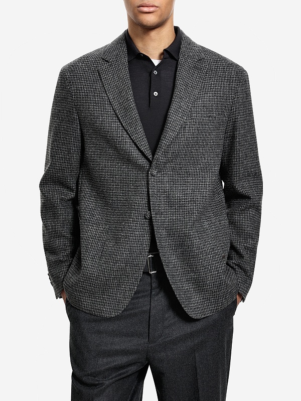 Пиджак муж Officine Generale W25MTLG407 DARKGREY/LIGHTGREY - 1