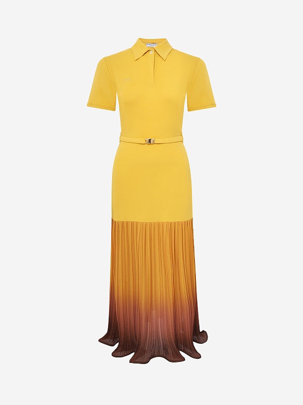 Платье жен Rowen Rose RR_J453 Degradè Mustard Brown - 0