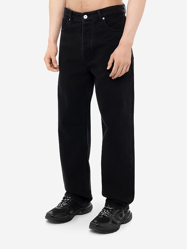 Джинсы муж Drôle de Monsieur F-BP164-CO187-BL BLACK - 3